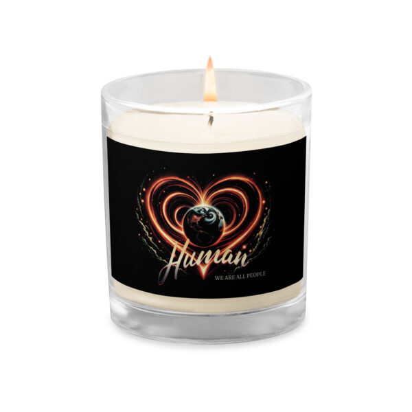 Holliday's Hustle Impact Fashion We Are All People Glass jar soy wax candle