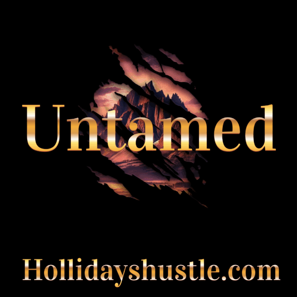 Untamed Mountain Pink Smoke Wallpaper
