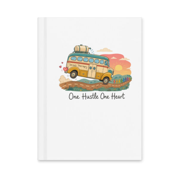 One Hustle One Heart Diesel Therapy Hardcover Journal Matte